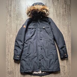 Woods Down Parka Navy Blue Meduim M